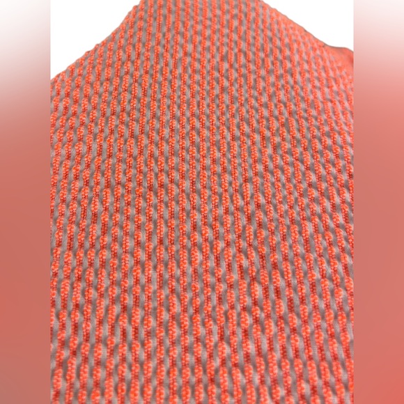 Chubbies Mens XL Seersucker Shorts 6” Inseam Striped Orange Neon Polyester EUC - Picture 8 of 10